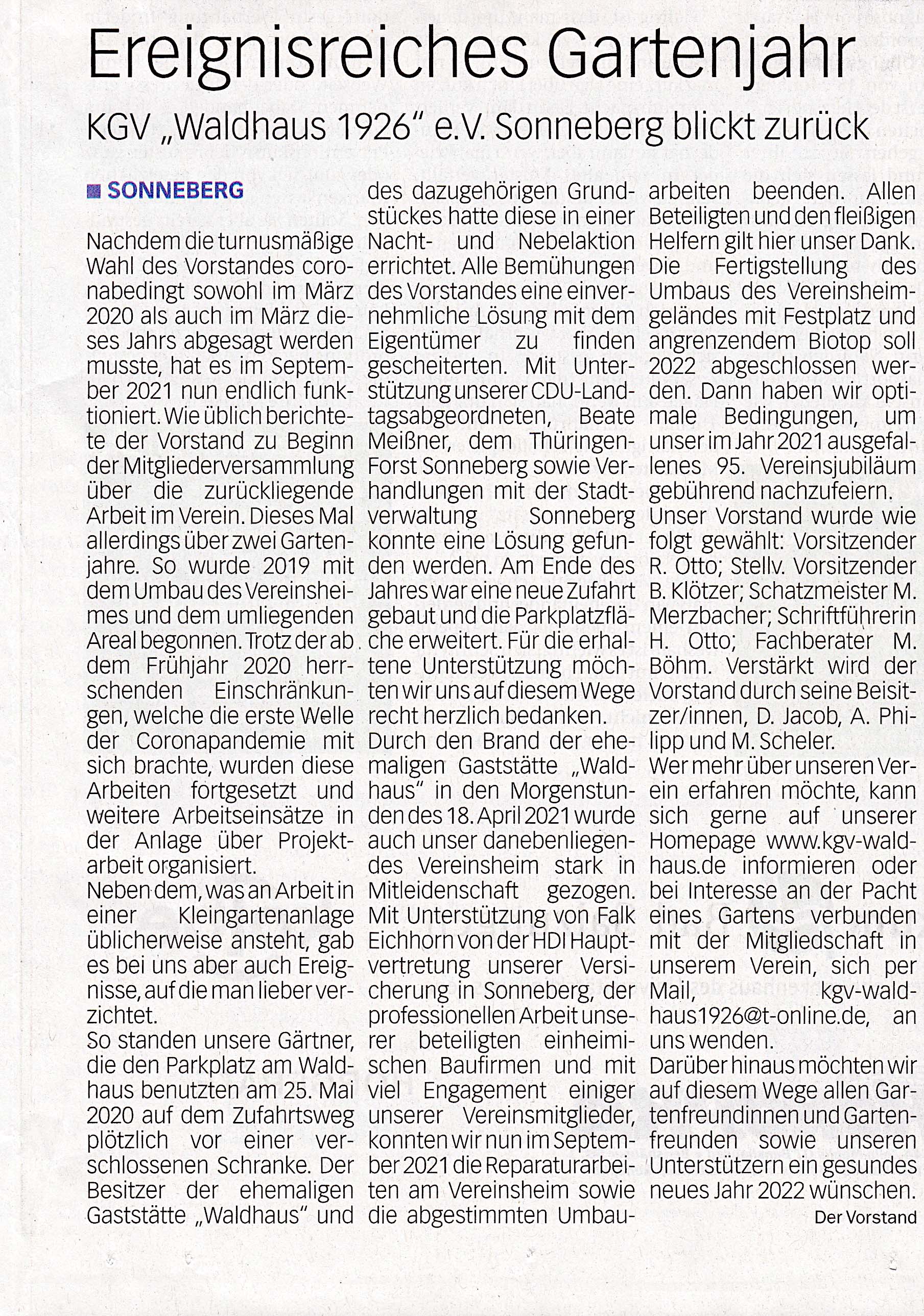 Presseartikel